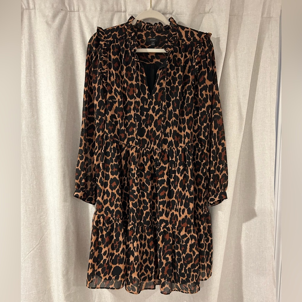 J Crew Leopard Dress